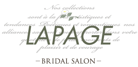 大阪心斎橋のウェディングドレスのレンタル、婚約指輪・結婚指輪ショップ | ラパージュブライダルサロン-LAPAGE BRIDALSALON-