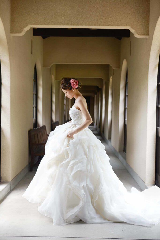 ふわふわドレス ラパージュブライダルサロン Lapage Bridalsalon 大阪心斎橋のウェディングドレス のレンタル 婚約指輪 結婚指輪ショップ